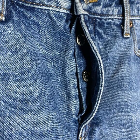 Old Navy Highest Rise Distressed Jean Skirt Size 8 - Picture 4 of 8